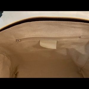 Mark & Graham Brown Italian suede tote bag
